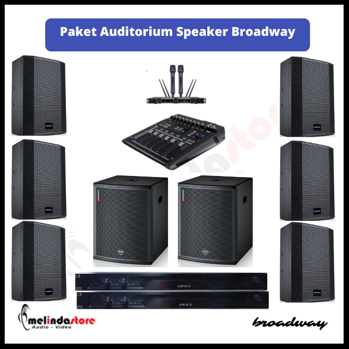 Paket Live Music | Auditorium | PA System | Lapangan | Speaker Broadway | 6 Speaker